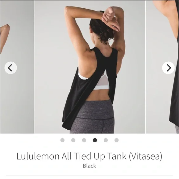 2 for $20// Lululemon All Tied Up Tank - Picture 3 of 9